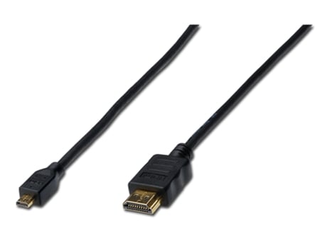 Digitus Hdmi 1.4 1M Cabo Hdmi Hdmi Type D Micro Hdmi Type a Standard Preto