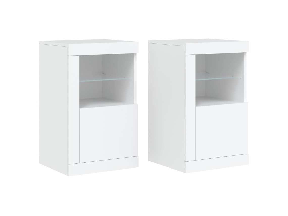 Side Cabinet, Side Cabinets Vidaxl Branco Madeira Processada (n/a)