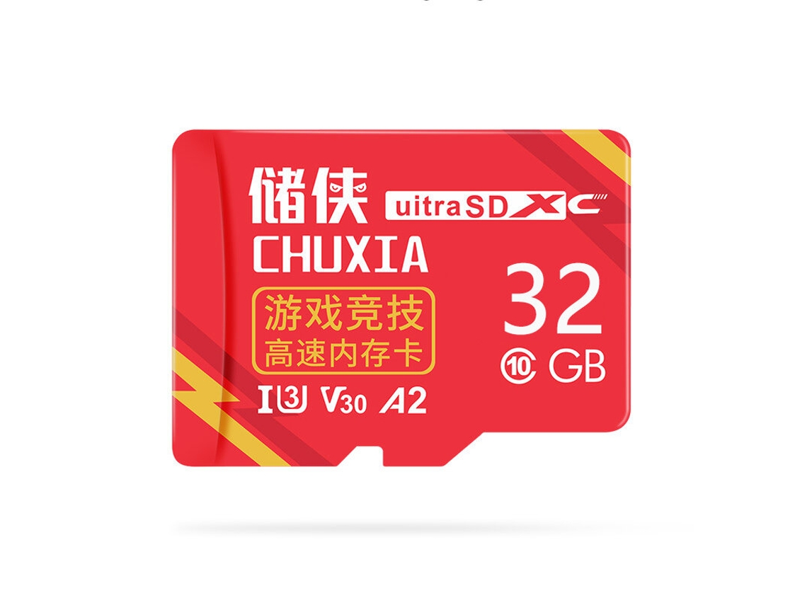 Cartão de memória TF para jogos de alta velocidade CHUXIA 32 GB Micro SD U3 A2 C10