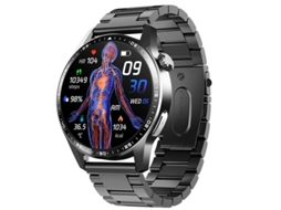 Smartwatch Com Monitoramento De Estresse Ecg Açúcar No Sangue Rastreamento de Ácido Úrico Chamadas Bluetooth Recurso Sos E Modos Esport Yizhood