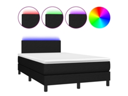 Box Spring Bed, Box Spring Beds Vidaxl Preto Tecido (120 X 200 Cm)