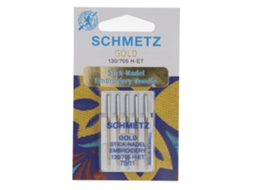 Agulhas SCHMETZ Bordado Ouro 130/705 H et 75/11