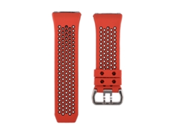 Mali bracelete de Reposição em Silicone para Fitbit Ionic Tamanho Grande Cor Preto e Vermelho