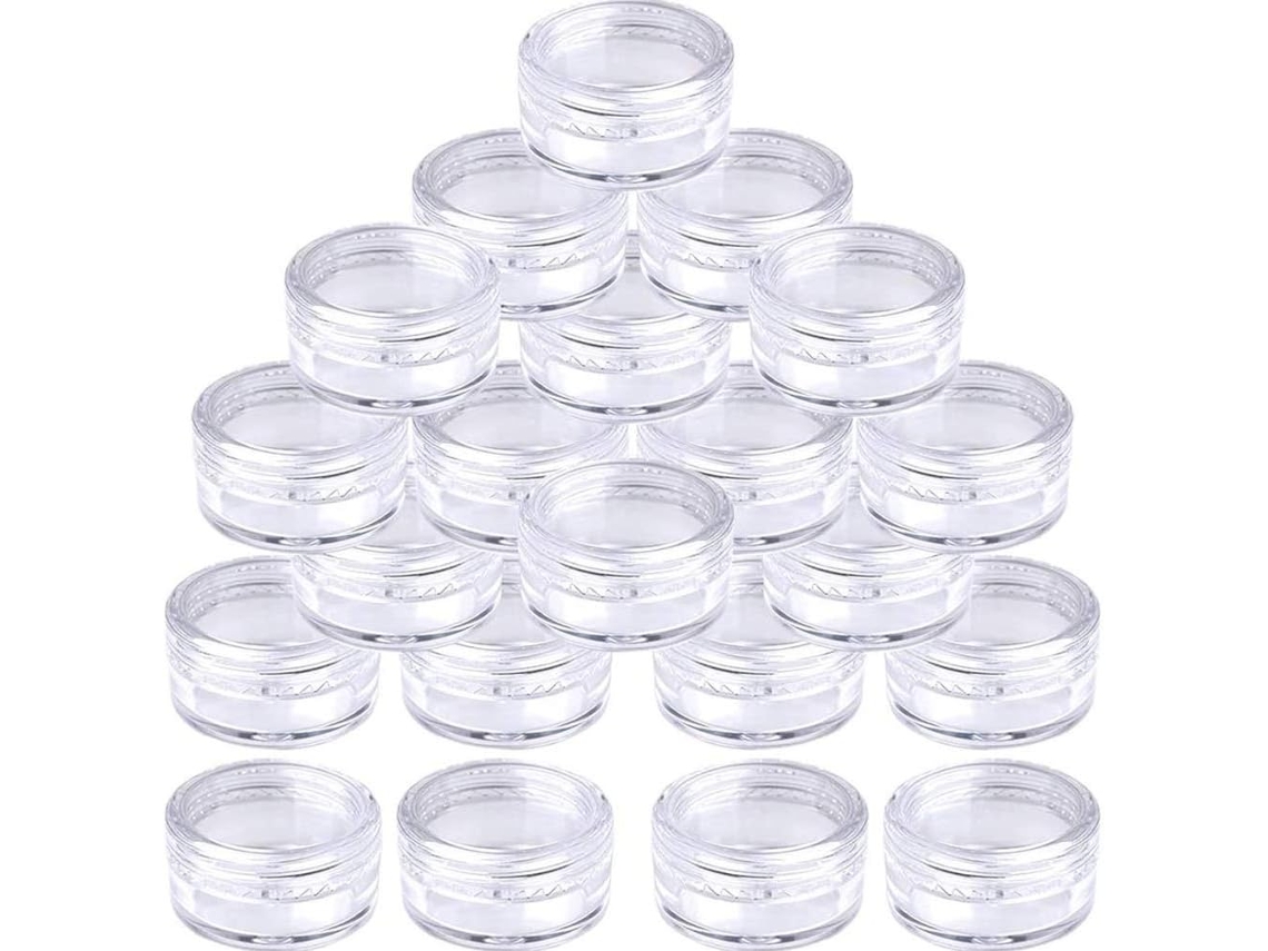 50 potes cosméticos vazios SFUSHOS