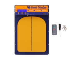 Portão Automático Galinha Com Timer Sensor E Controle Remoto Ip45