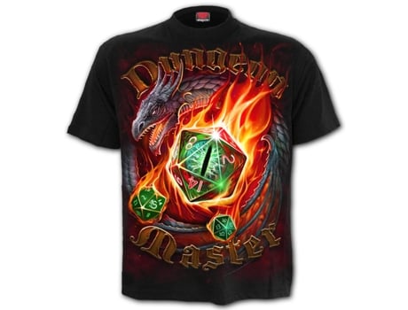 T-shirt Dungeon Master  SPIRAL (S - Algod?o - Preto)