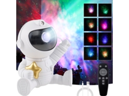 Projetor Galáxia Astronauta, Luz Noturna Led Ajustável ZYBLSSBB