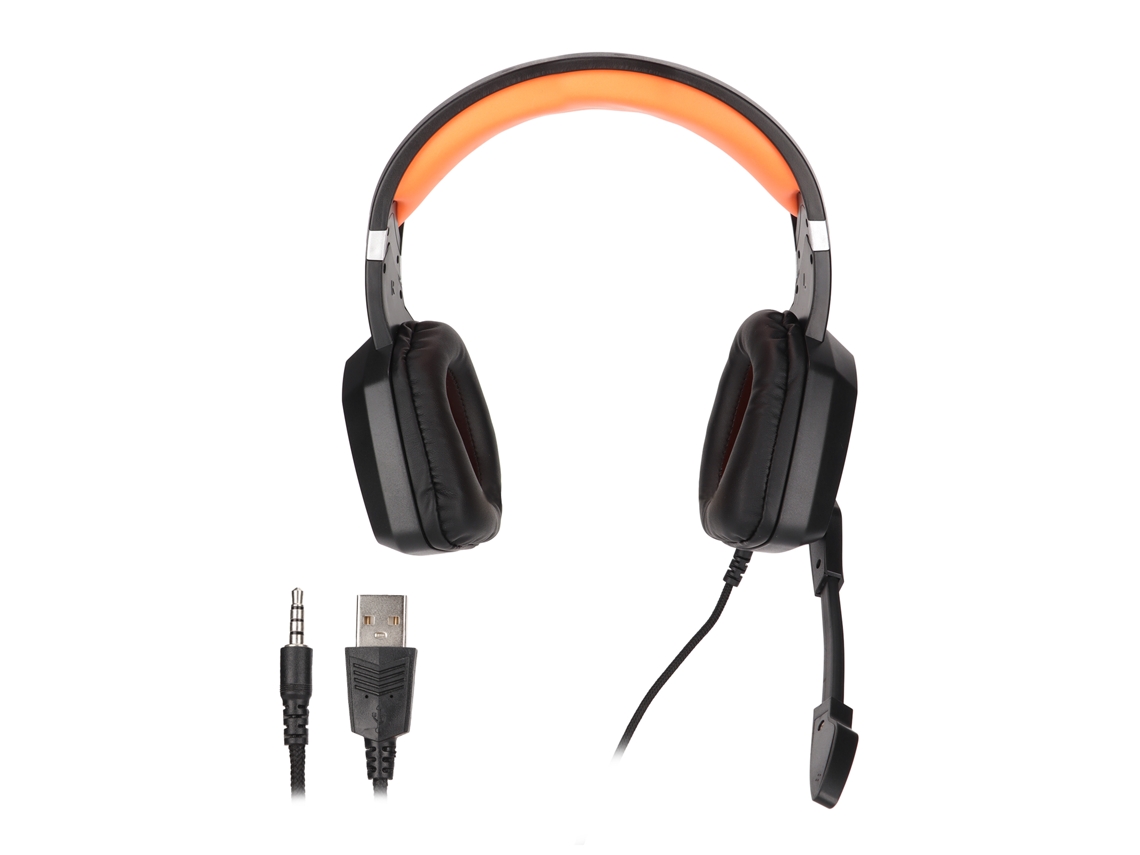 Aetheria fone de Ouvido Gaming Estéreo Over Ear com Controle de Volume e Rgb Dinâmico para Ps4 Switch Xbox