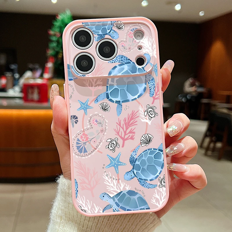 Capa Magnética Para Iphone 15 Pro Com Estampa De Baleia (rosa), Resistente A Impactos E Com Proteção Para A Lente.