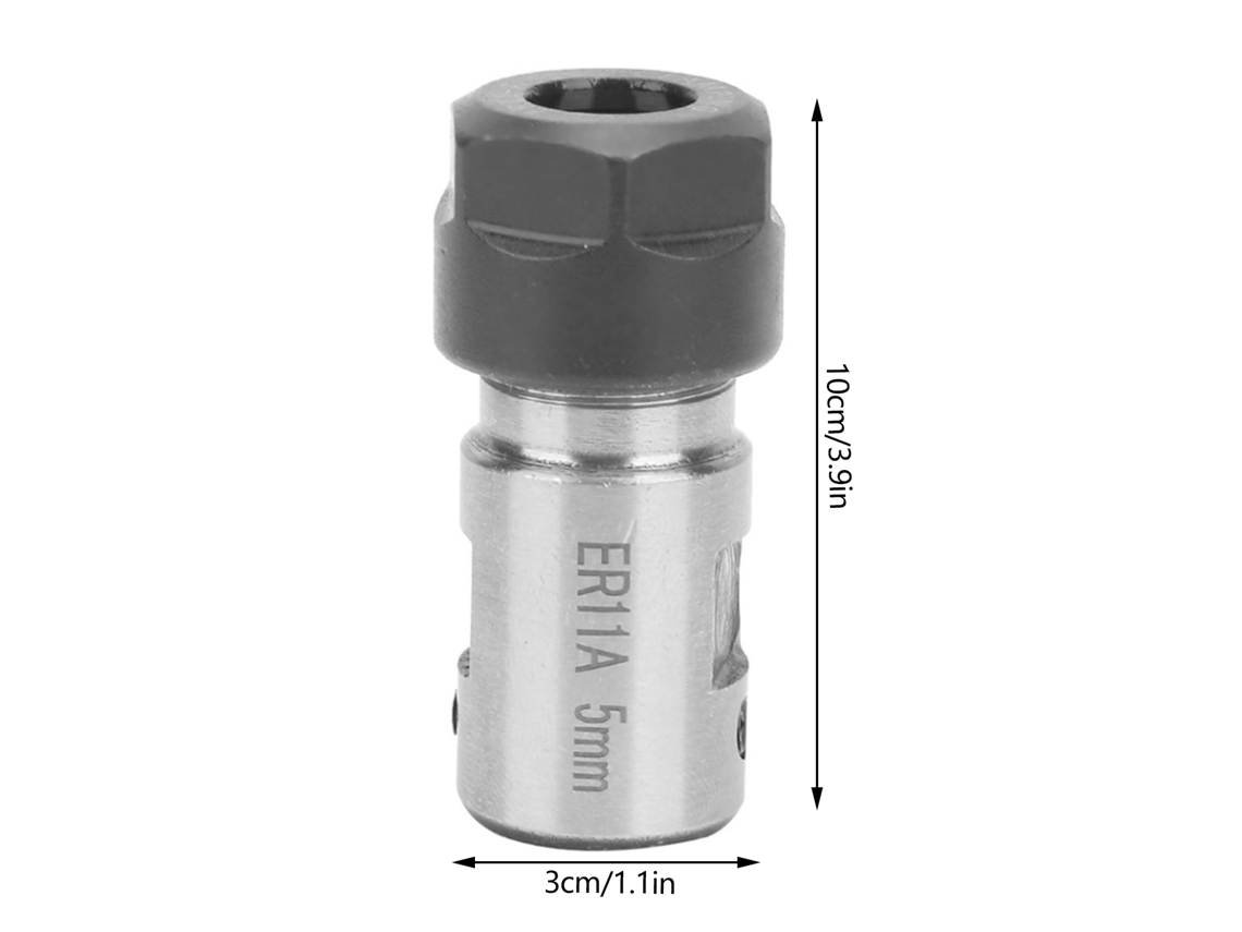 Laxiscreed Er11 Conjunto De Eixos De Fixação Com Extensão Para Eixos De 5mm E Colar De 7mm