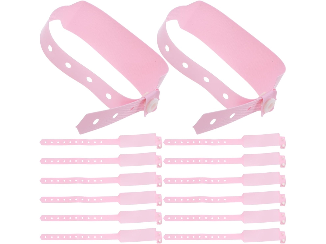 Pulseira De Identificação Médica Descartável Em Pvc Para Hospitais, Resistente À Sujeira, Reconhecimento Rápido Em