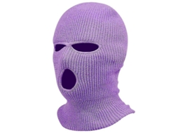 Máscara Balaclava Unissex Quente de Inverno com 3 Furos BRILVIBERA
