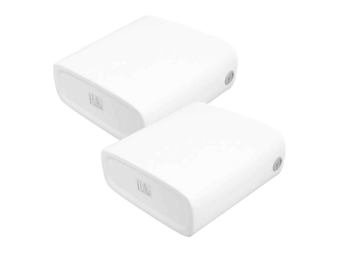 Lixeiras Estreitas de Plástico Branco com Base Estável e Design Anti Tombamento para Cozinha, CHABERLU