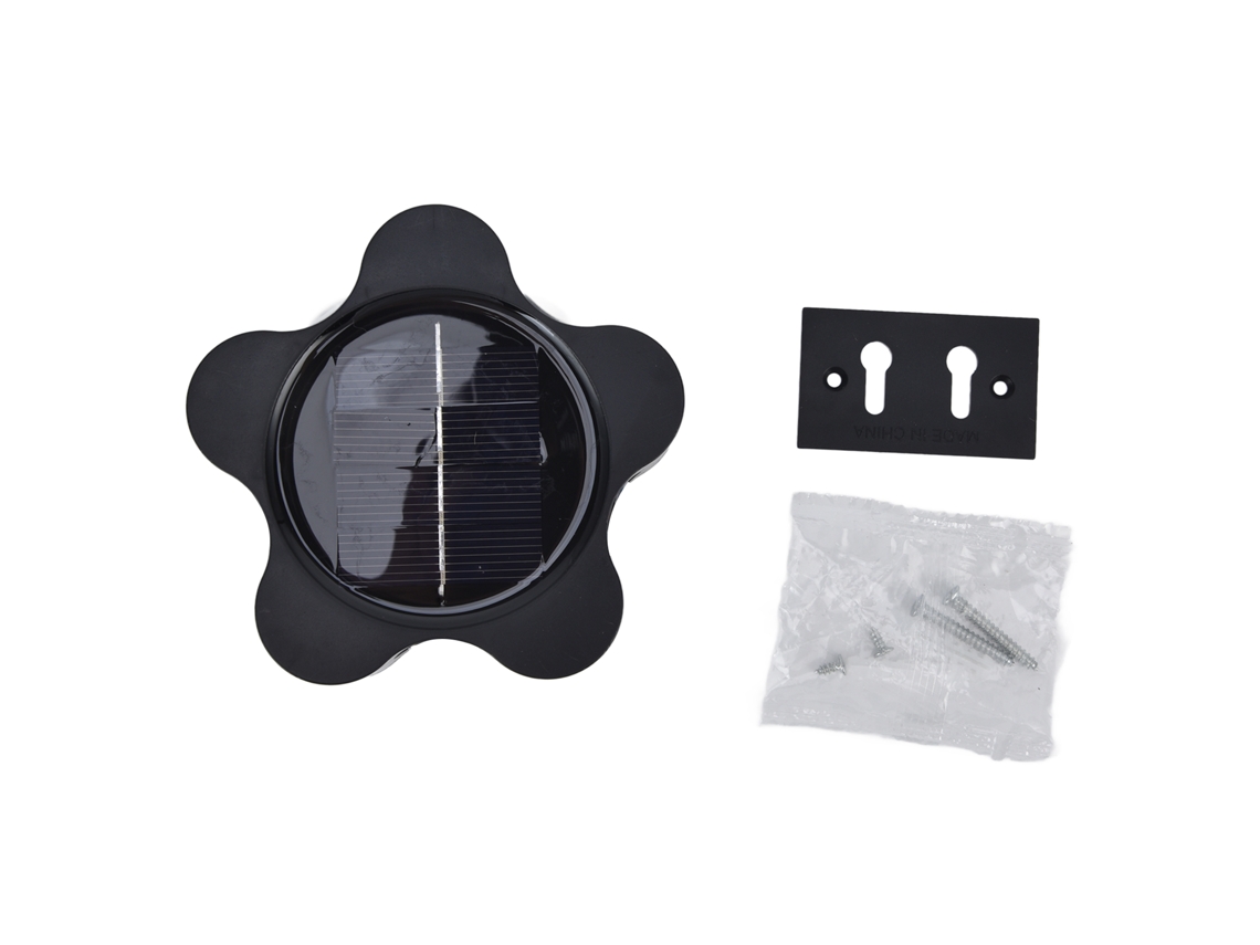 2026 luz Solar de Parede Ip65 Abs Lâmpada Decorativa Exterior para Iluminação Diária Jardim Pátio