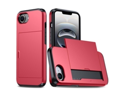 Capa Protetora À Prova De Choque Para Iphone 17e - Compartimento Para Cartão