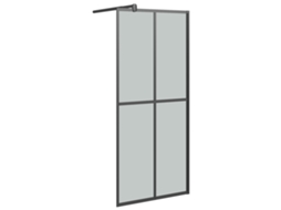 Divisória De Chuveiro Vidaxl Preto Vidro (80x195 Cm)