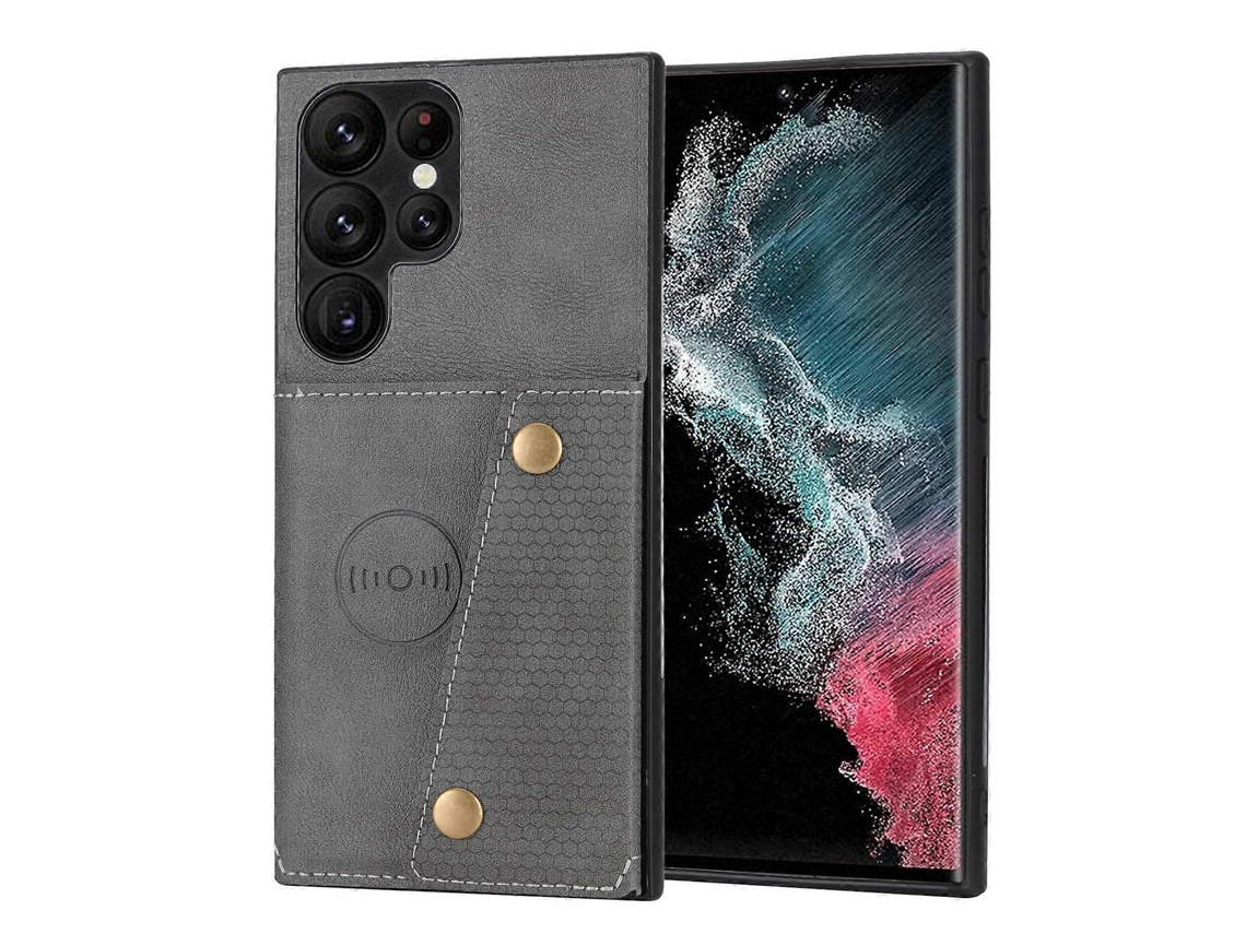 Capa Magnética Com Fecho Duplo Para Samsung Galaxy S23 Ultra 5g
