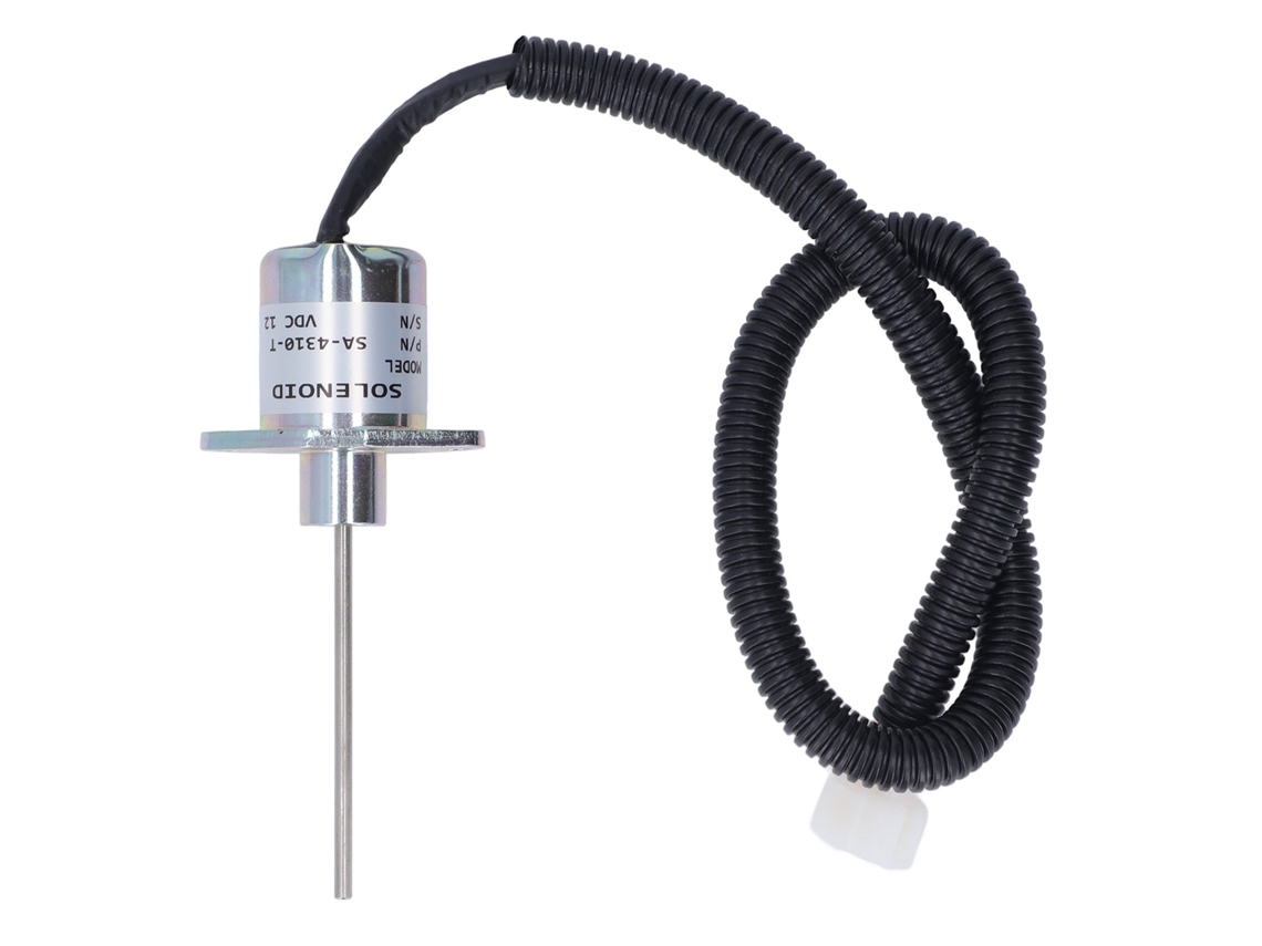 Válvula Solenoide De Desligamento De Combustível 12v Para Escavadeira Cummins 24ascuc9scc28