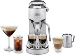 Máquina de Café Expresso DELONGHI DedicaDuo EC890.WI (Outlet Caixa Aberta - 15 Bar - Branco)