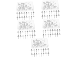 Série 5 Tachinhas De Metal Para Quadros Cortiça, Mapas E Avisos 30
