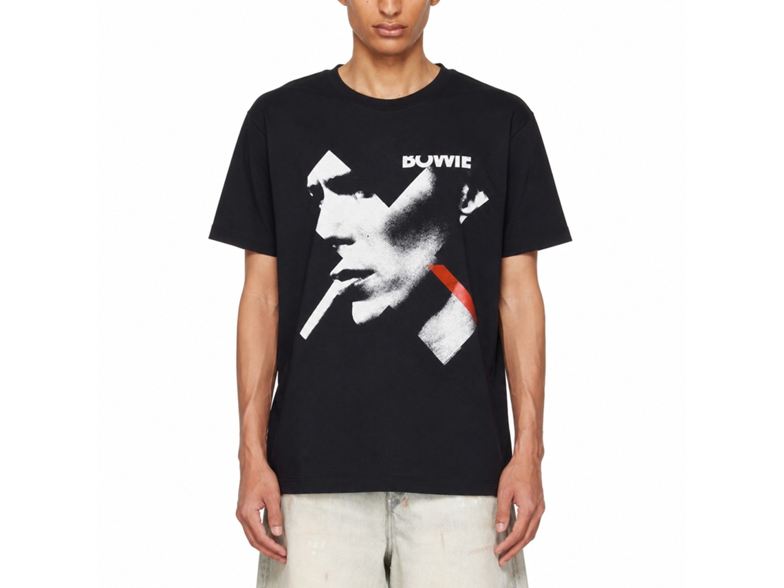 David Bowie X Smoke Red T-shirt Classic Unisex Adults Size:l