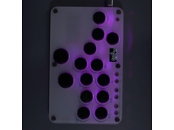 Controle de arcade EOOCOO com iluminação rgb e 14 teclas