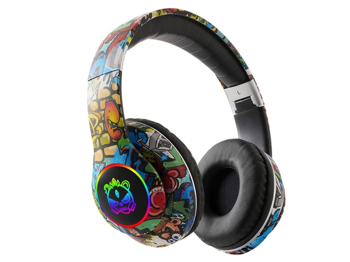Auriculares  Sem Fio Flash Light Crianças Ear Headphones Com Microauriculares Bluetooth*