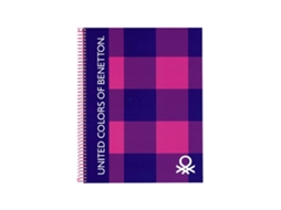 Bloco A4 Quadriculado Square Benetton
