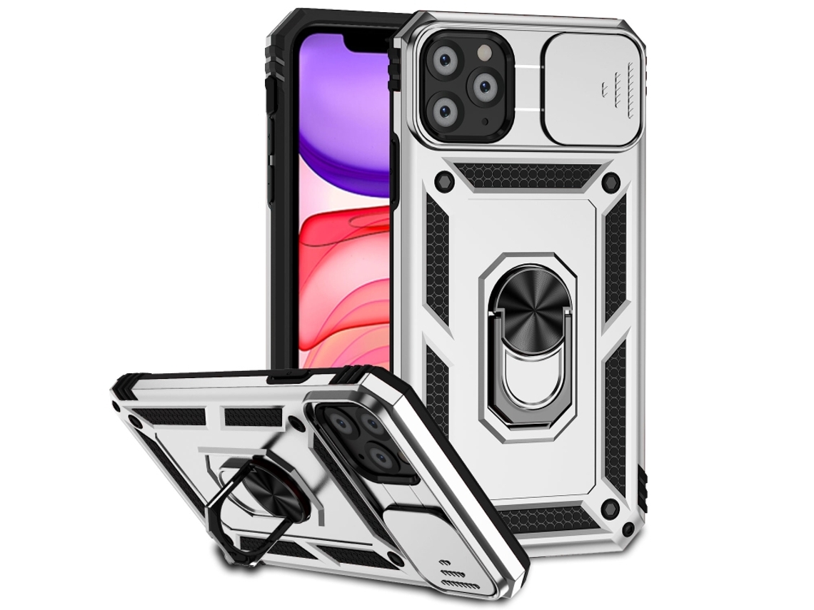 Capa Para Iphone 11 Pro Max - Suporte Deslizante Para Câmera