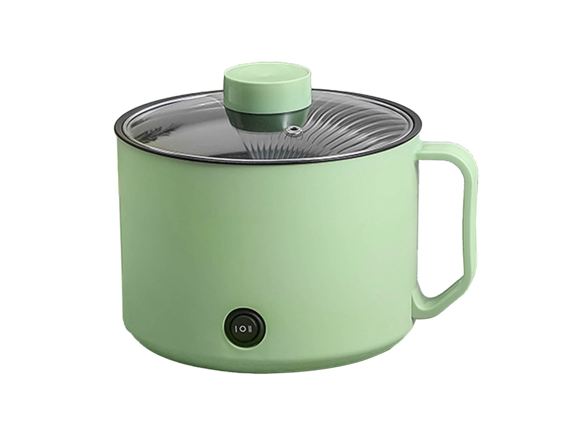 Panela elétrica mini multifuncional com pedra de maifan para cozimento rápido e dormitórios estudantis