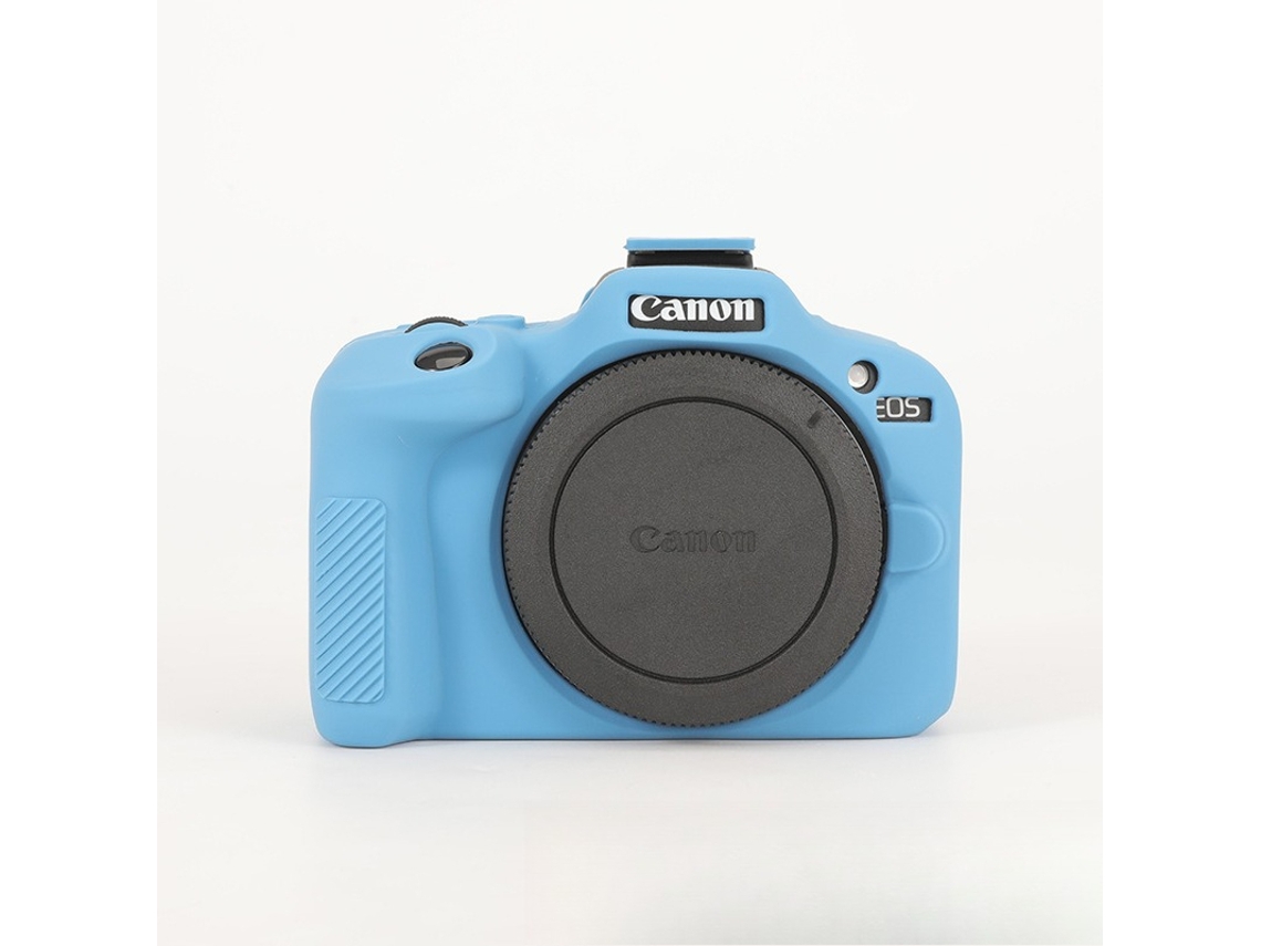 Capa Silicone HEXINYIGJLY para Canon Eos R100macia Antirriscos, Proteção Anti Queda Azul