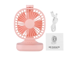 Laxiscreed Ventilador De Mesa Portátil Com Bateria Duradoura E Funciona Como Power Bank