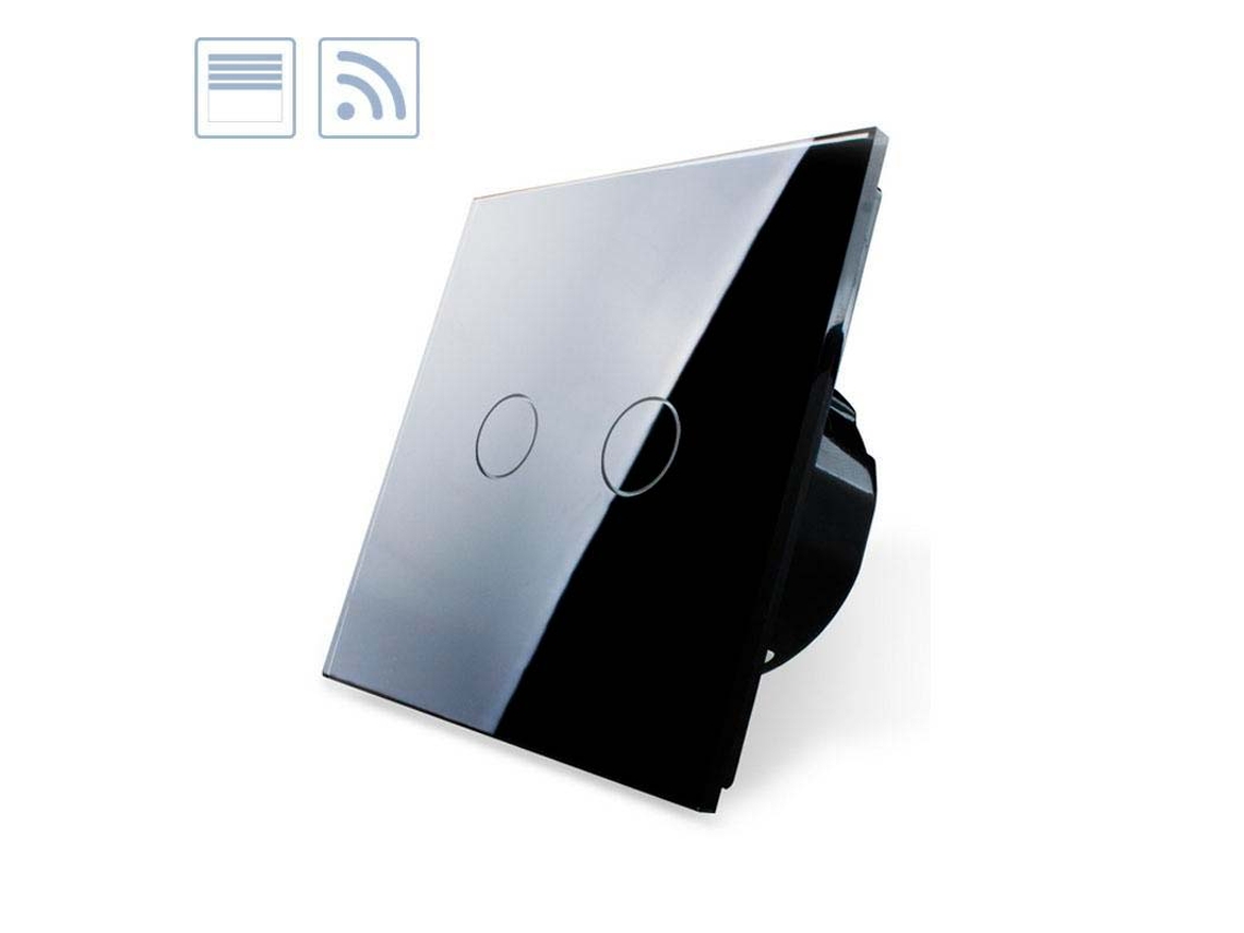 Controle de Persianas Táctil + Remoto Frontal LEDBOX