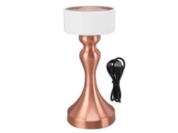 Lâmpada de Mesa Led Sem Fio 3 Modos Dimmable Toque Rosa Ouro | S/MARCA