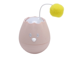 Bola de Brinquedo Interativo para Gatos com Rolamento Automático Rosa