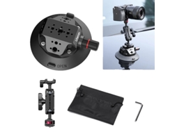 Suporte De Sucção Para Câmera De Ação, Ajustável Em 360°, Compatível Com Dji, Gopro, Insta360,4.5 Polegadas