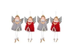 Enfeite de Natal Pingente de Anjo para Árvore e Decoração de Elfos NEVEANCE