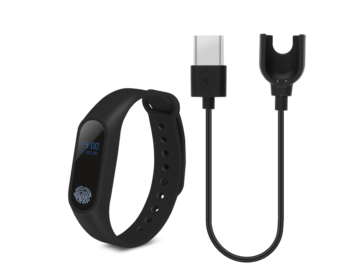 Pulseira inteligente com monitoramento de frequência cardíaca via Bluetooth EOOCOO