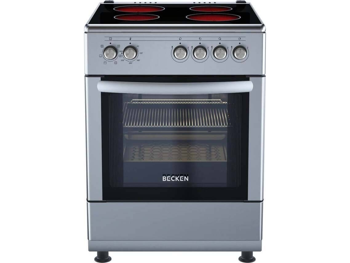 Fogão BECKEN BFE4510N IX (Outlet Grade B - 64 L - Elétrico de Vitrocerâmica - Inox)