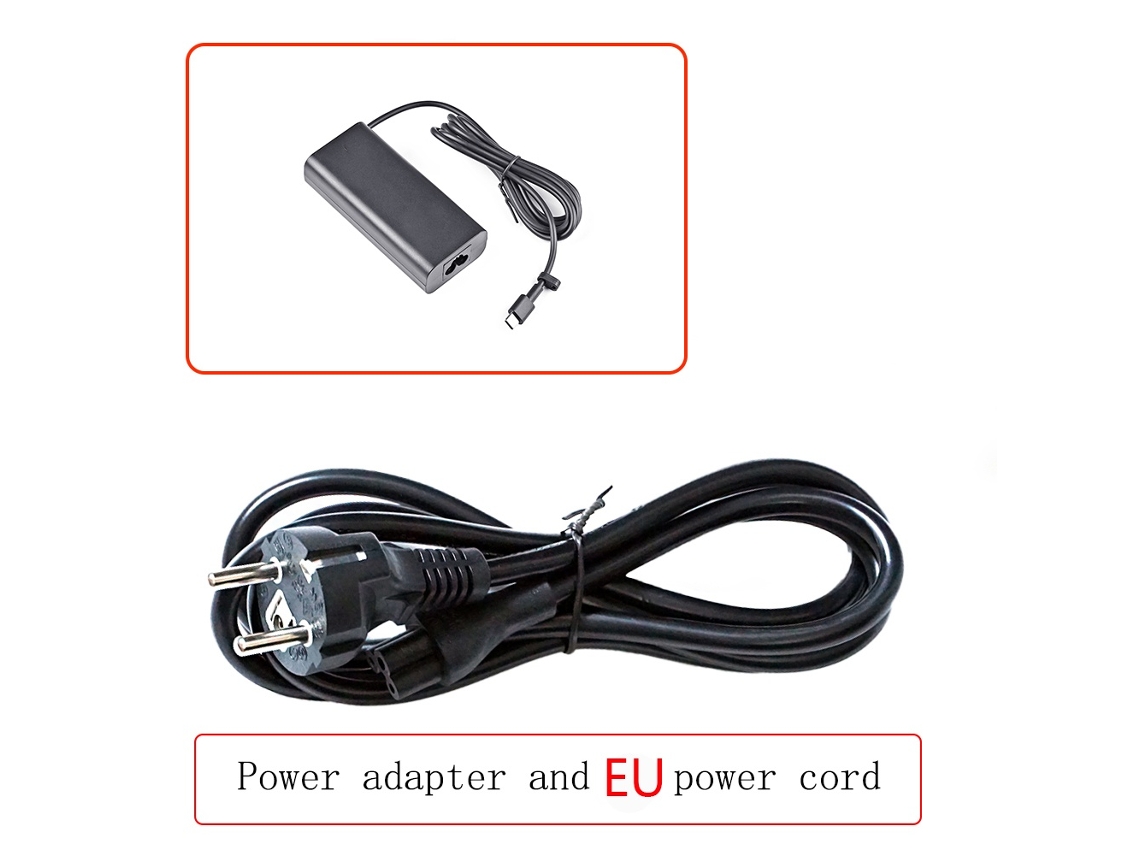 Lurelia Carregador Para Portátil Usb-c 20 V 3,25 A 65 W Para Portátil Dell Xps12 Xps13 9350 9250 9360 7370 Ha65nm170 La65nm170