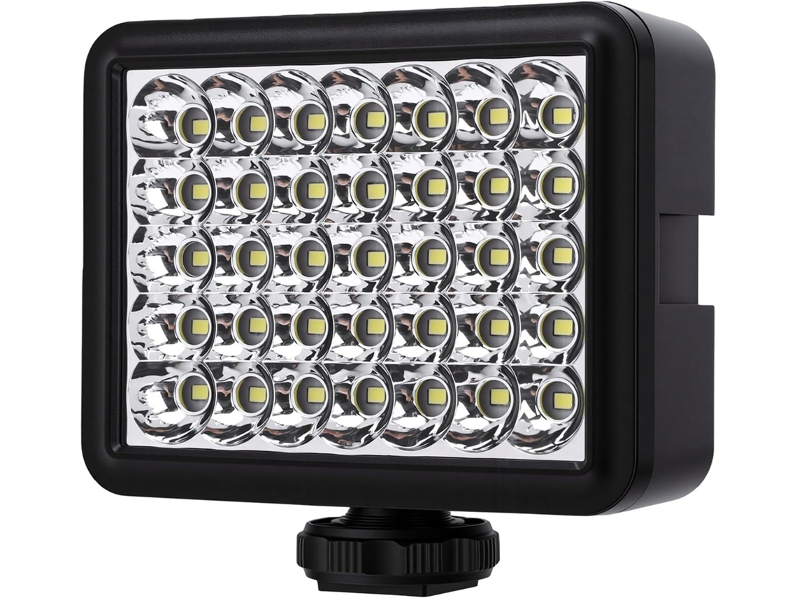 Luz Led Para Câmera De Vídeo Com 35 Leds E 7w