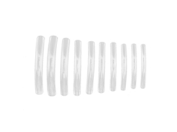 10pcs Pontes De Unhas Falsas Longas Planas Transparentes Para Design De Unhas Em Casa Ou Salão Herramienta De Manicura