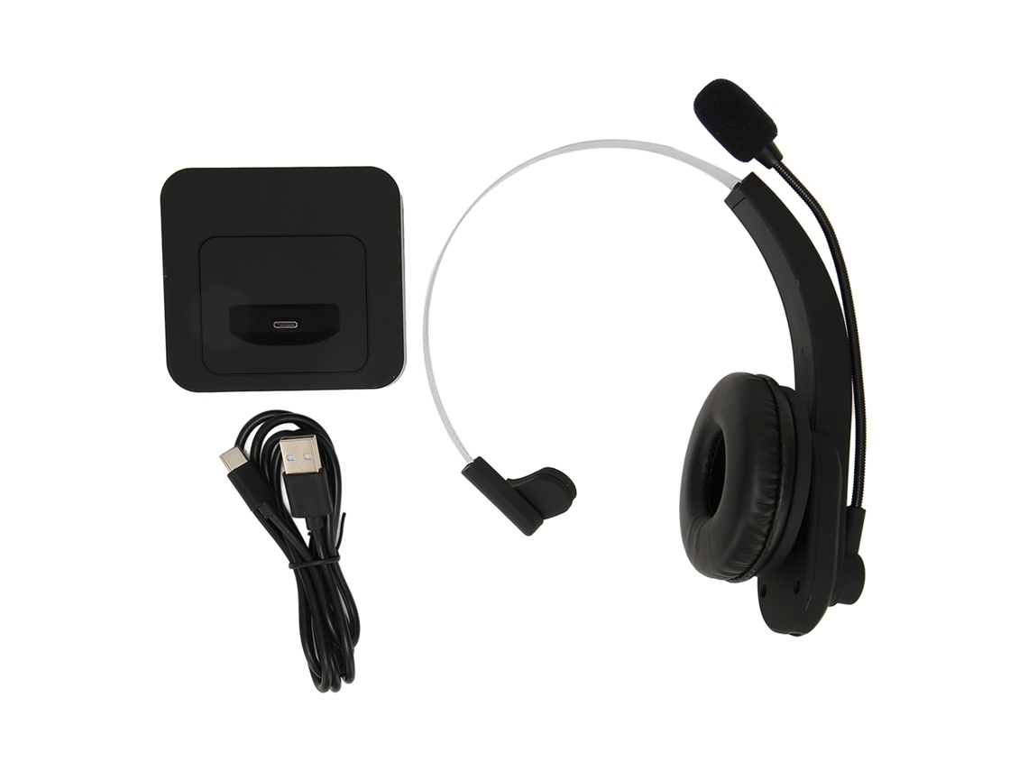 Fone Mali Bluetooth 5.0, microfone, anti ruído, sem fio, negócios, transmissor USB