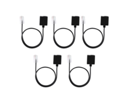 5pcs Adaptador Conversor De Cabo De Rede Telefônico Rj45 Para Rj11 Soquete 8pin4c 6pin4c