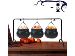 Pote De Bruxa Decoração De Halloween Balde De Festa Pote De Doces Para Uso Interno E Externo Gokoco