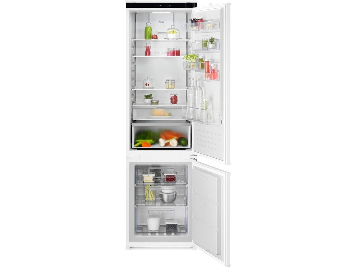 Frigorífico Combinado de Encastre AEG NSC7C191DS  (No Frost - 188,4 cm - 269 L - Branco)