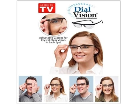 TV dial visão grande visão ajustável dial óculos zoom lente óculos presbiópicos SKMEI