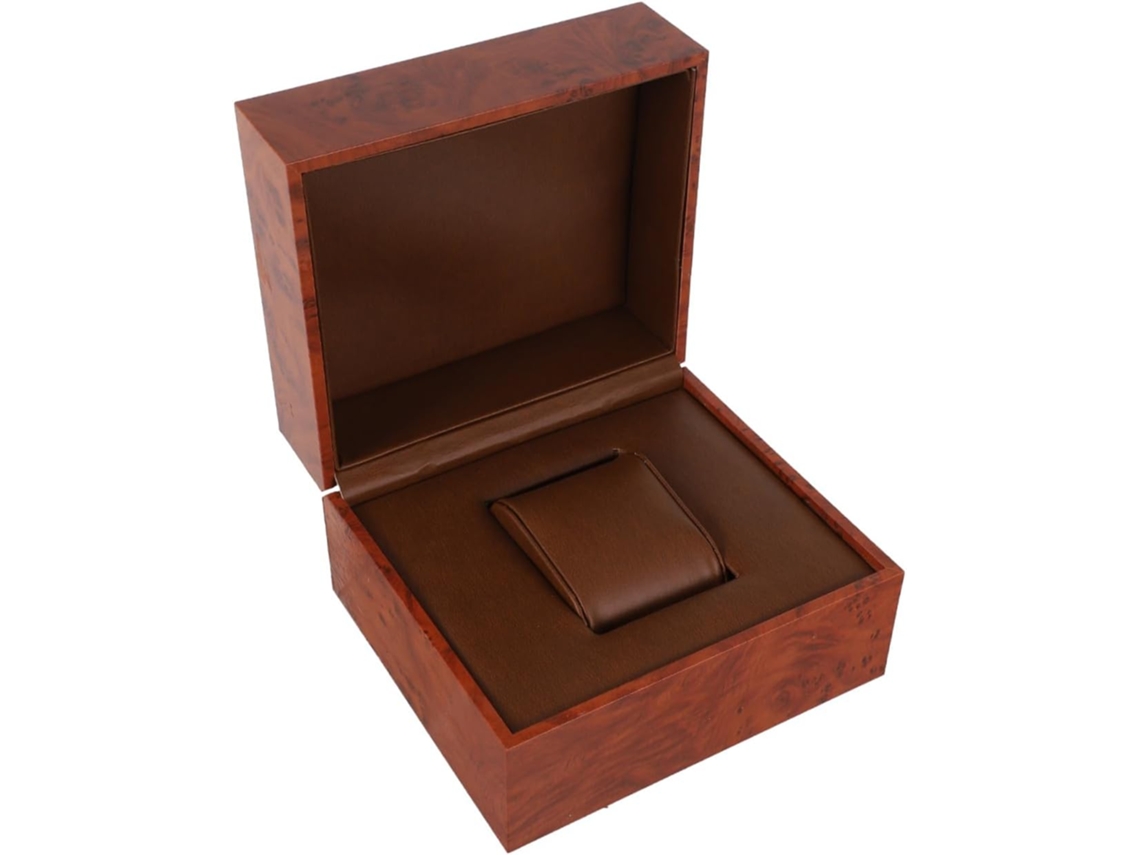 Elegante Caixa Para Guardar Relógios Com Acabamento Em Piano.