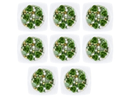 Conjunto De 8 Peças De Unhas Decoradas 3D Com Strass Rosas Pedras Preciosas Mistas Flor De Metal Pérola -St-09 ZMDECQNA 8 Un