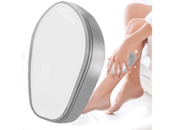 Depilação Borracha De Cabelo De Cristal Nano Cristal Ferramenta De Esfoliação Indolor Para Homens E Mulheres Rápido E Fácilprata Yunzii